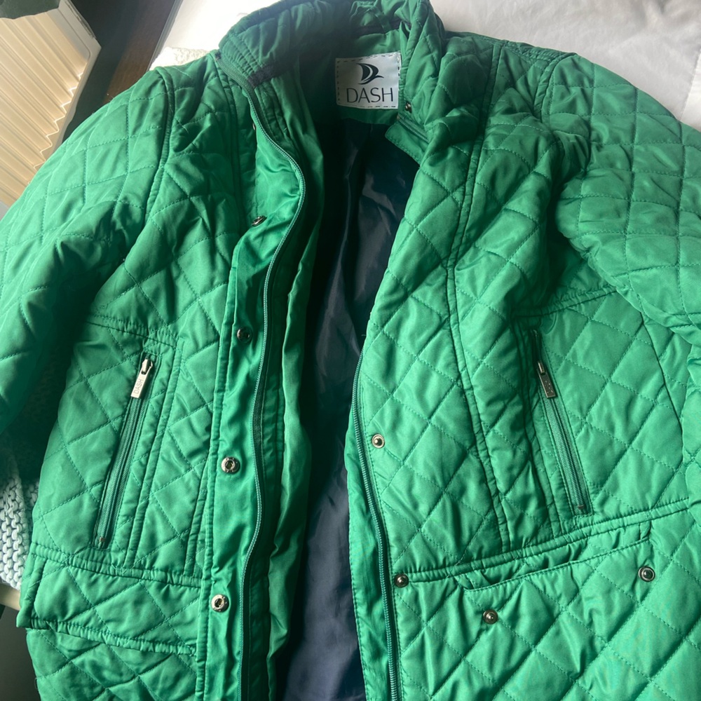 Vintage Dash UK Green Winter Coat | Medium UK 10